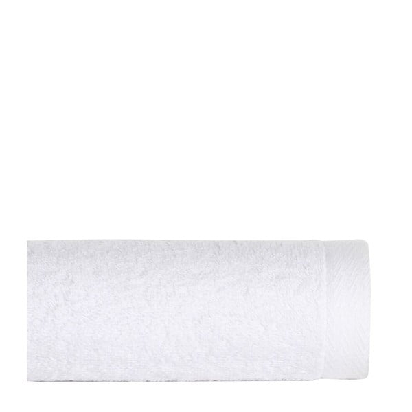 Biały bawełniany ręcznik kąpielowy Boheme Alfa, 70x140 cm