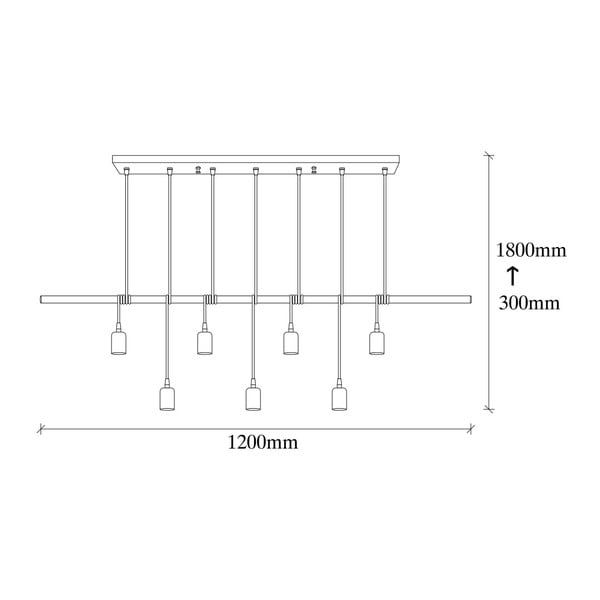 Czarna metalowa lampa wisząca Opviq lights Vincent-image-2