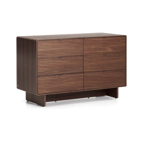 Komoda w dekorze orzecha w ciemnym naturalnym kolorze 120x75x50 cm Norlen – Kave Home