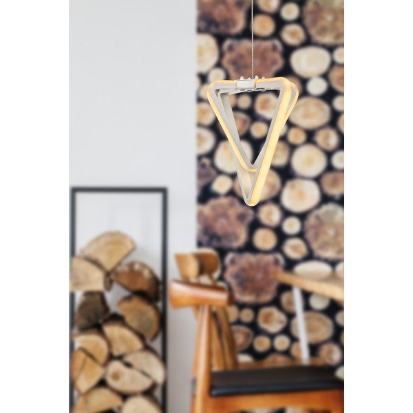 Biała metalowa lampa wisząca LED ø 20 cm Baris – Squid Lighting-image-1