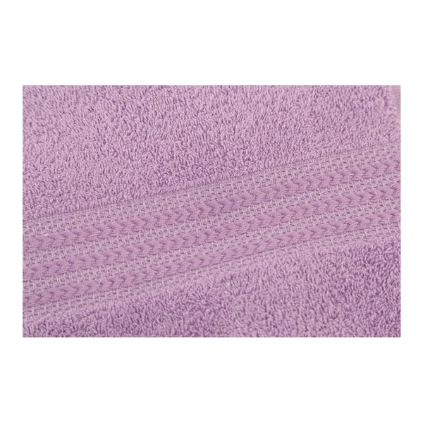 Fioletowy ręcznik z czystej bawełny Foutastic, 50x90 cm-image-2