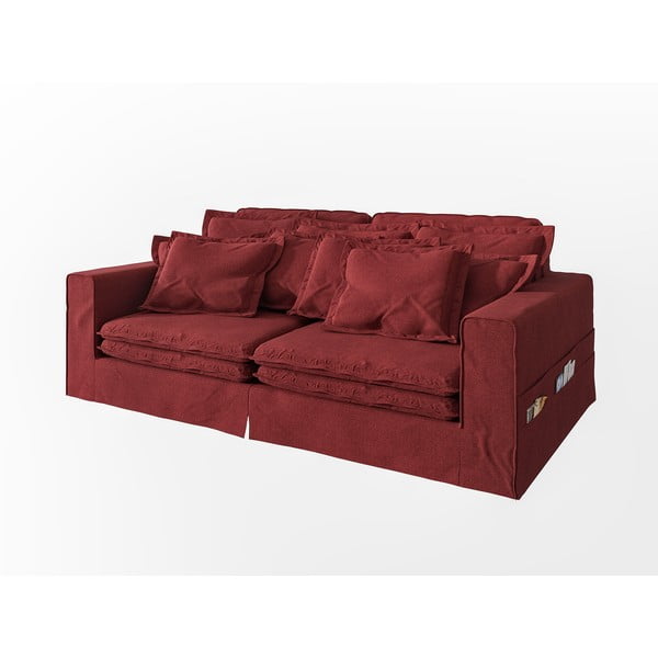 Czerwona sofa 236 cm Nora – Ropez-image-2
