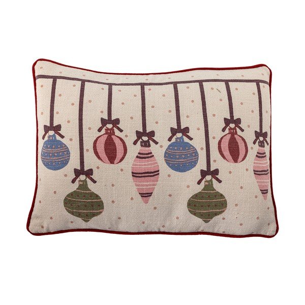 Bawełniana poduszka dekoracyjna ze świątecznym motywem 35x50 cm Ornamentia – Bloomingville