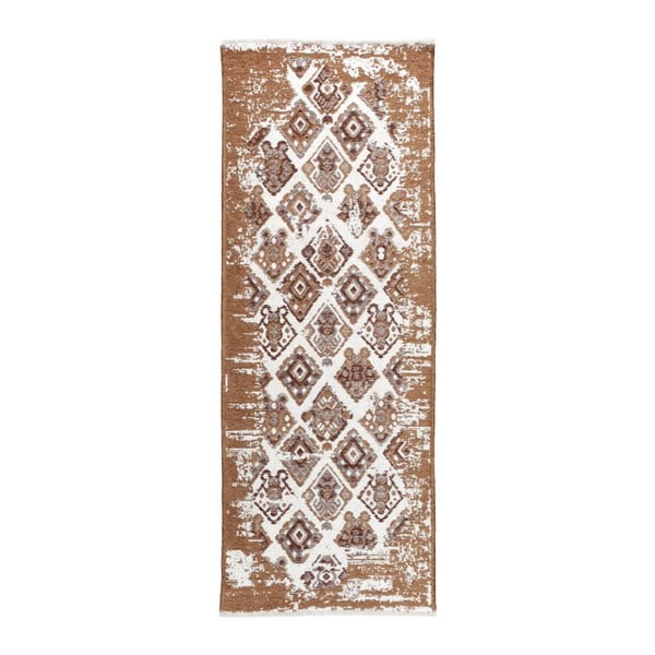 Biało-brązowy dywan dwustronny Homemania Halimod, 77x200 cm