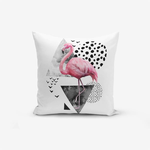 Poszewka na poduszkę Minimalist Cushion Covers Martı Flamingo, 45x45 cm