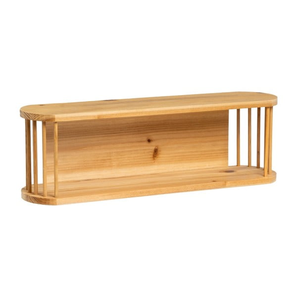 Półka na zdjęcia z litego drewna topolowego 60 cm Aspen – Casa Selección-image-2