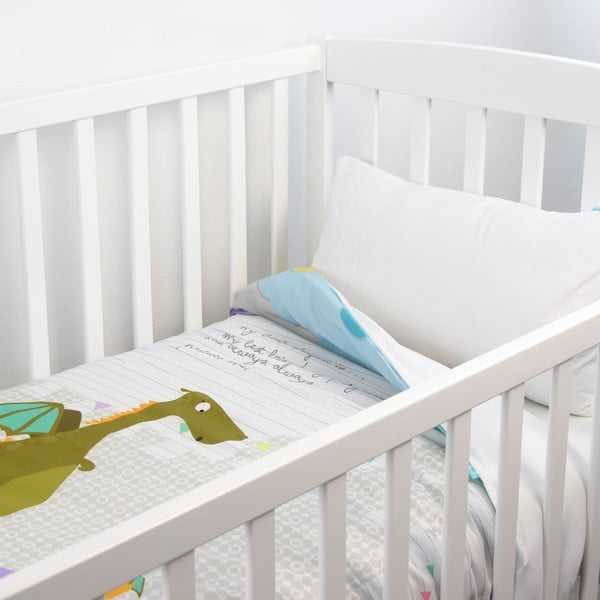 Dziecięca narzuta z poszewką na poduszkę Baleno Dragon, 120x180 cm-image-1