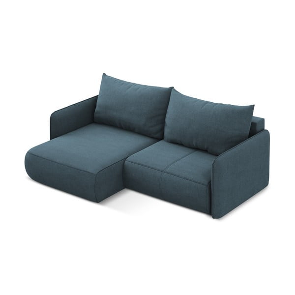 Niebieski rozkładany/ze schowkiem narożnik (lewostronny) Nanea – Makamii-image-4