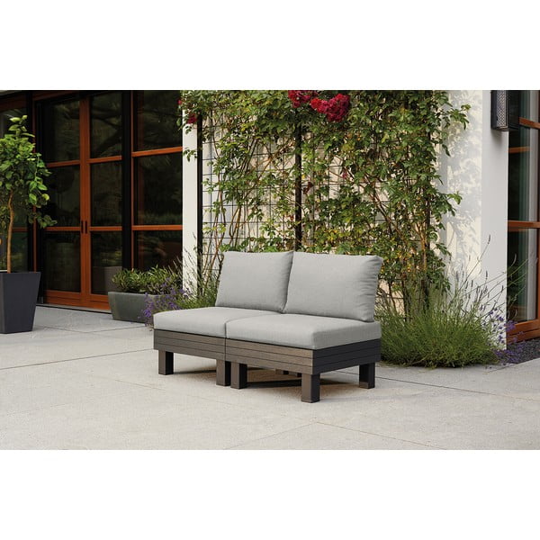 Szara plastikowa sofa ogrodowa Cantara – Keter-image-1