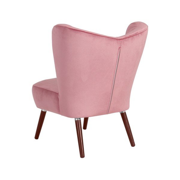 Różowy fotel Max Winzer Sari Velvet-image-2