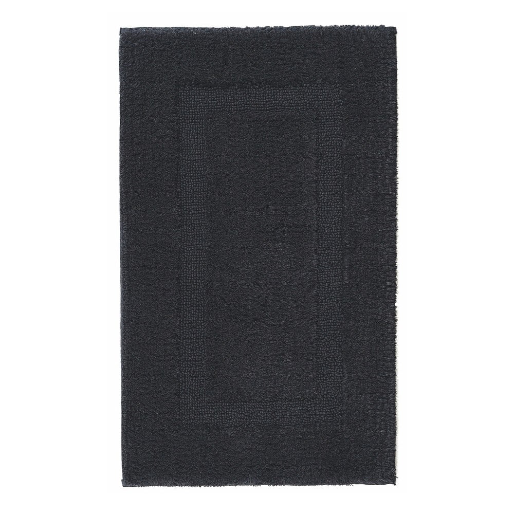 Czarny dywanik łazienkowy Graccioza Classic, 50x80 cm