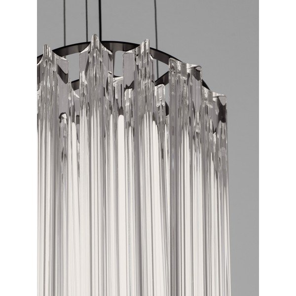 Stalowa lampa wisząca LED ze ściemniaczem w kolorze mosiądzu ø 22 cm Nol – Nova Luce-image-4