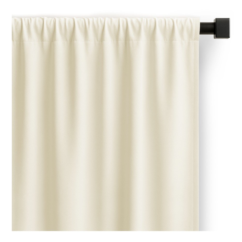 Zasłona częściowo zaciemniająca (dimout) w kolorze kości słoniowej 200x250 cm Carli – Restilo