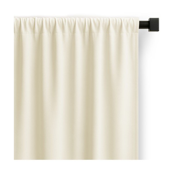 Zasłona częściowo zaciemniająca (dimout) w kolorze kości słoniowej 140x270 cm Carli – Restilo