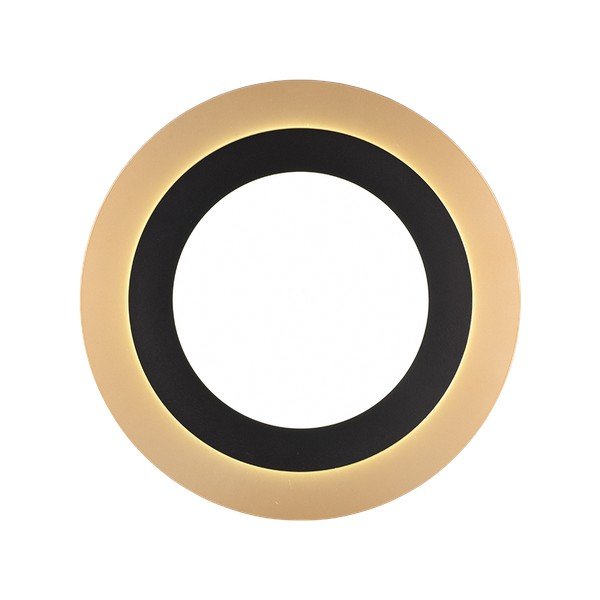 Lampa sufitowa LED w czarno-złotym kolorze ze ściemniaczem ø 45 cm Morgan – Trio-image-2