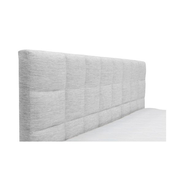 Jasnoszare łóżko 2-osobowe Mazzini Beds Dream, 180x200 cm-image-2