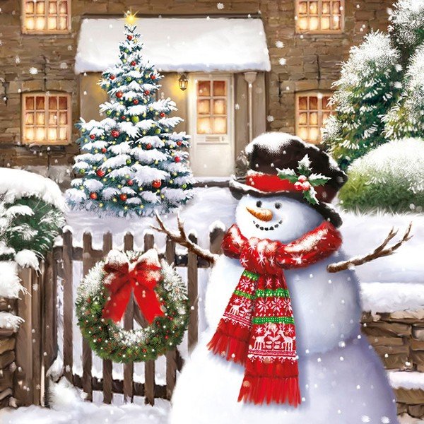 Serwetki zestaw 20 szt. 33x33 cm Noel – Homéa