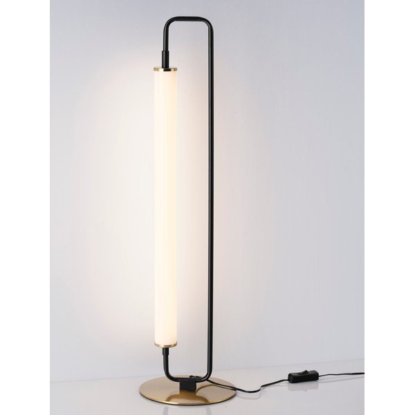 Biała/w kolorze matowej czerni metalowa lampa stołowa LED (wysokość 68 cm) Wetro – Nova Luce-image-2