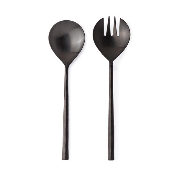 Sztućce do sałatek 2 szt. ze stali nierdzewnej Hestia – Bizzotto