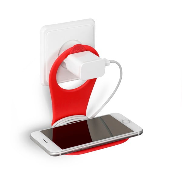 Czerwony stojak na telefon Bobino Phone