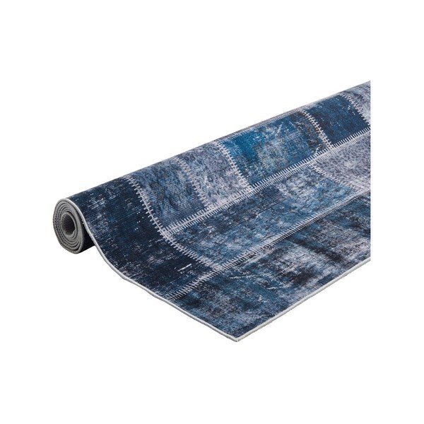 Dywan plamoodporny Floorita Montage Blue, 160x230 cm-image-2