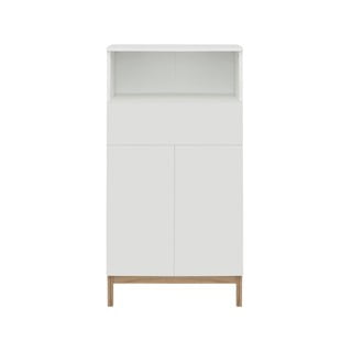 Biała wysoka szafka łazienkowa 60x121 cm Mirza – Støraa