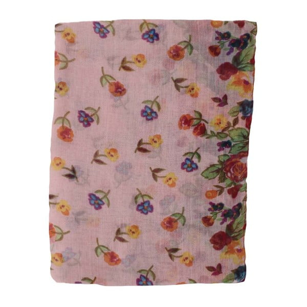 Szal Pink Flowers-image-2