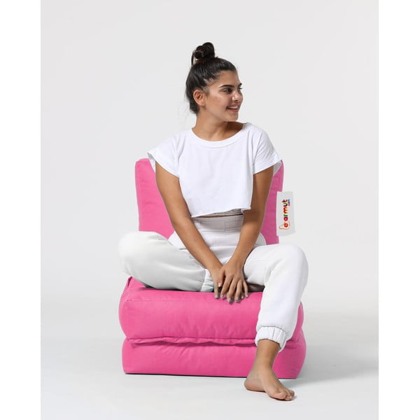 Różowy ogrodowy worek do siedzenia Siesta – Floriane Garden-image-4