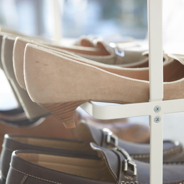 Biały metalowy regał na buty Tower – YAMAZAKI-image-3