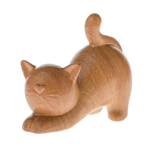 Figurka ceramiczna (wysokość 10 cm) Cat – Dakls