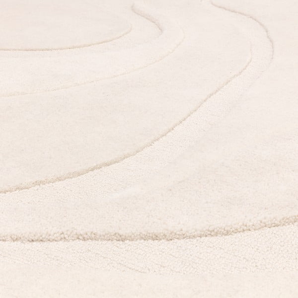 Biały dywan wełniany 160x230 cm Olsen – Asiatic Carpets-image-1