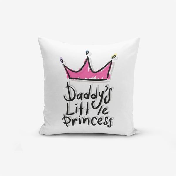 Poszewka na poduszkę z domieszką bawełny Minimalist Cushion Covers Pink Crown, 45x45 cm
