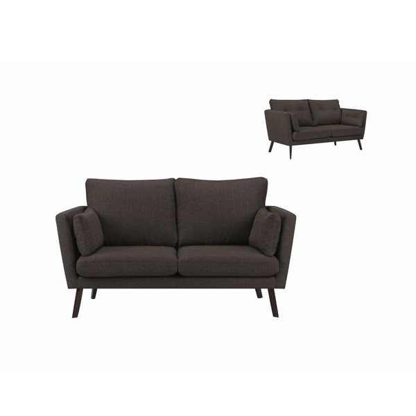 Brązowa sofa 2-osobowa Mazzini Sofas Elena-image-2