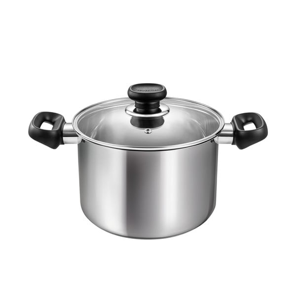 Garnek ze stali nierdzewnej z pokrywką odpowiedni na indukcję 4 l Brava – Tescoma