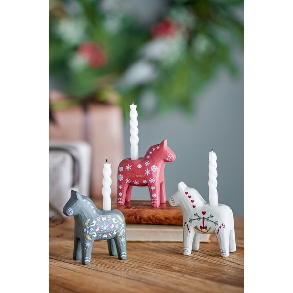 Świeczniki z żywicy polimerowej zestaw 3 szt. Siffer – Bloomingville-image-1