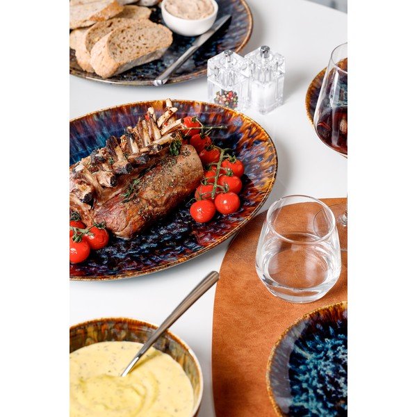 Brązowa porcelanowa miska Resto – BonBistro-image-3
