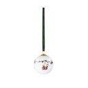 Porcelanowa ręcznie malowana ozdoba świąteczna ø 6 cm Hammershøi Christmas – Kähler Design