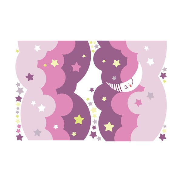 Naklejka ścienna Ambiance Scandinavian Clouds Starry Sky-image-2