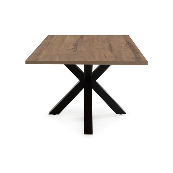 Stół z blatem w dekorze orzecha 100x180 cm Comba – Marckeric-image-2