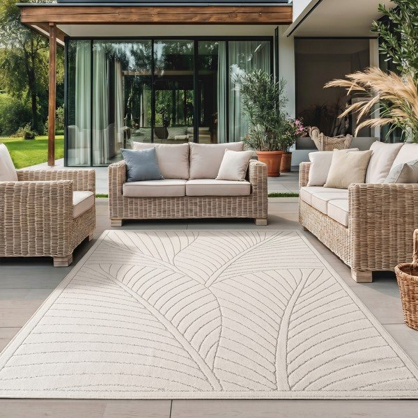 Kremowy dywan odpowiedni na zewnątrz 80x150 cm Nova 1203 – Ayyildiz Carpets-image-1