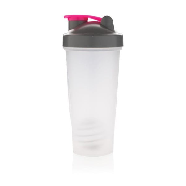 Shaker do odżywek z różowym wieczkiem XD Design