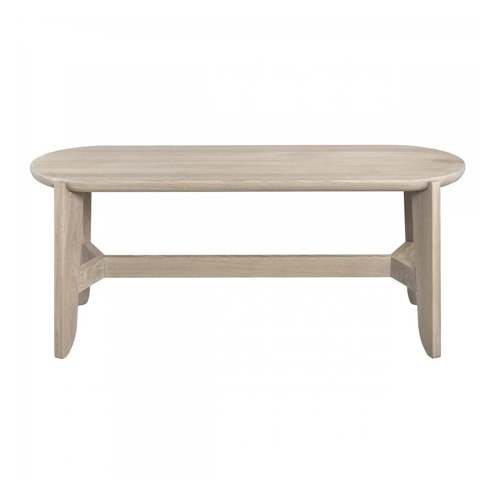 Drewniana ławka w naturalnym kolorze Eli – Blomus