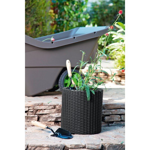Plastikowa doniczka ø 28 cm Cylinder – Keter-image-1