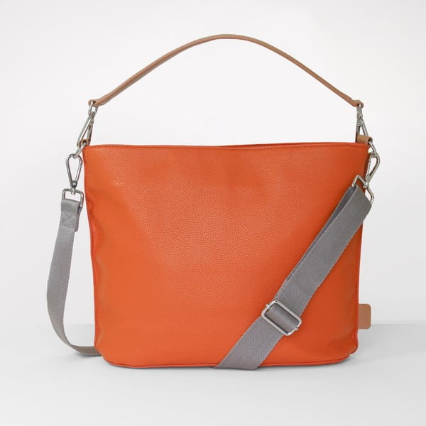 Pomarańczowa listonoszka z uchem Caroline Gardner Finsbury Fashion Bag