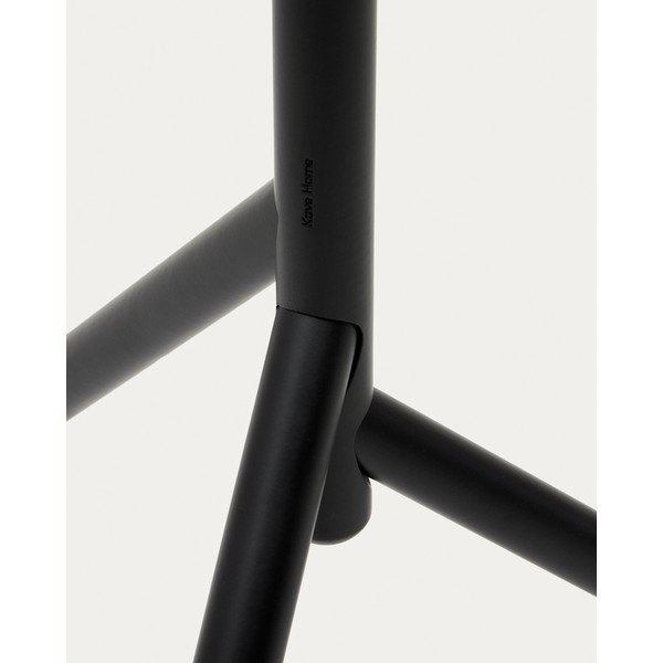 Czarny wieszak z litego drewna bukowego 46x170 cm Nadue – Kave Home-image-4