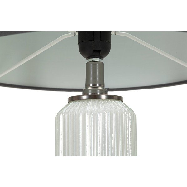 Szara lampa stołowa z tekstylnym kloszem (wysokość 57 cm) Bright – Mauro Ferretti-image-2