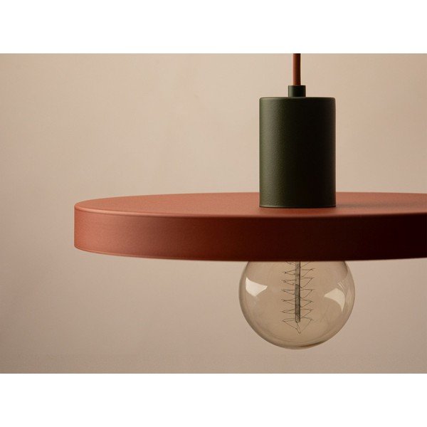 Ceglasta metalowa lampa wisząca ø 30 cm Ori – Micadoni -image-1