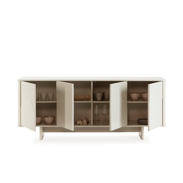 Kremowa komoda 180x75x40 cm Solei – MOME-image-2