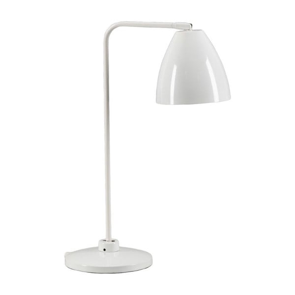 Biała lampa stołowa Design Twist Cervasca