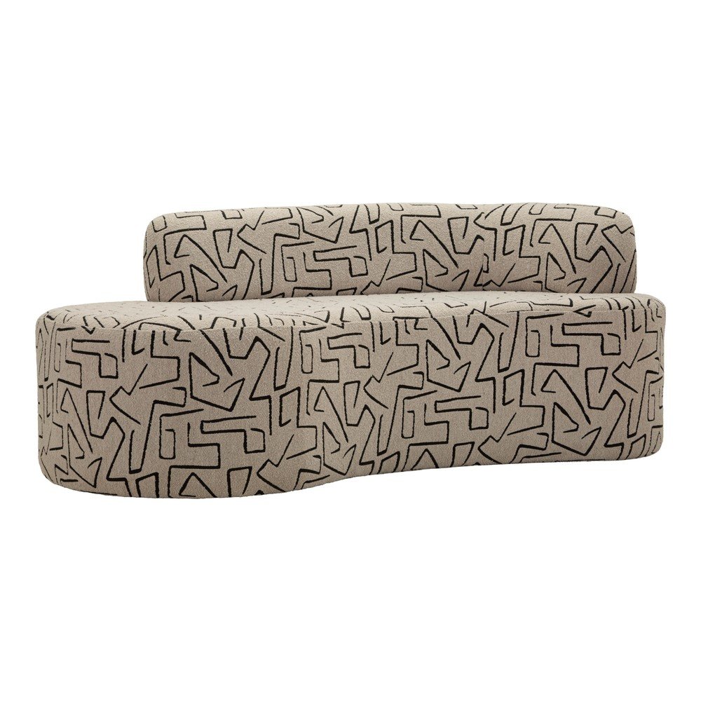 Beżowa sofa z materiału bouclé 176 cm Nairobi – Mauro Ferretti (zdjęcie 4)